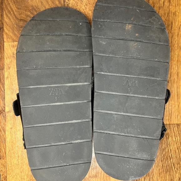 Zara leather sandals size 37 - Picture 4 of 4